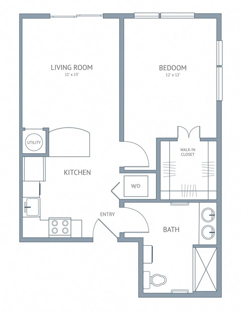 Monet One bedroom one bathroom